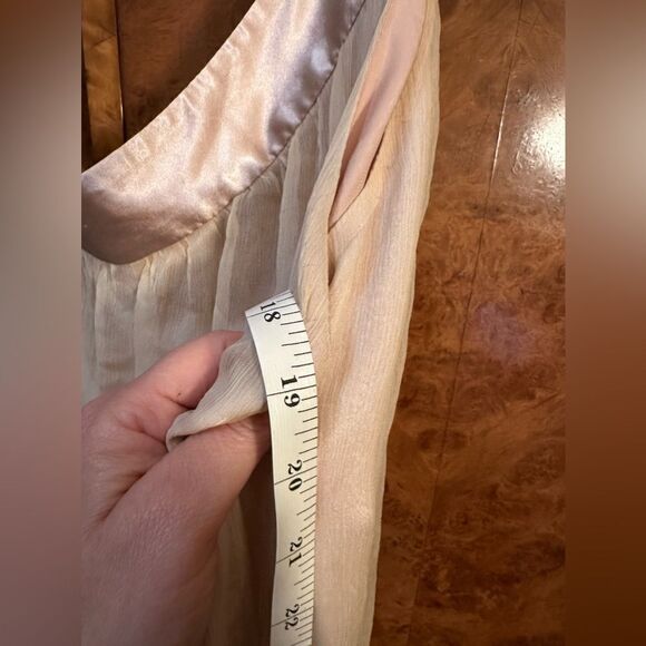 Susie Mooratoff one shoulder maxi champagne dress - Picture 3 of 8